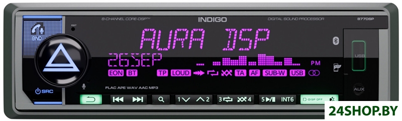 USB-магнитола Aura Indigo-877DSP USB-магнитола Aura Indigo-877DSP