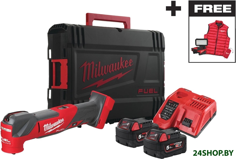 Реноватор Milwaukee M18 FMTMC-502X 4933499454 (с 2-мя АКБ, кейс) Реноватор Milwaukee M18 FMTMC-502X 4933499454 (с 2-мя АКБ, кейс)