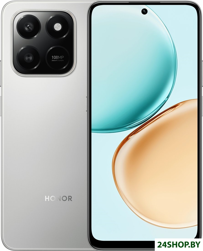Телефон HONOR X7d LGN-LX1 8GB/256GB международная версия (метеорное серебро) Телефон HONOR X7d LGN-LX1 8GB/256GB международная версия (метеорное серебро)