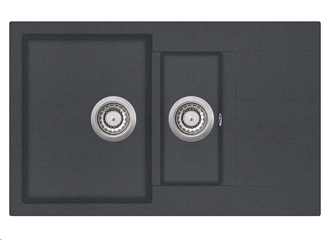 Кухонная мойка AquaSanita Tesa SQT151AW (графит 222) Кухонная мойка AquaSanita Tesa SQT151AW (графит 222)