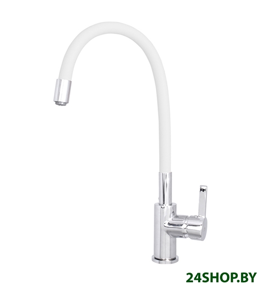 Смеситель Rubineta Flexy-33 FL30078 (белый/хром) Смеситель Rubineta Flexy-33 FL30078 (белый/хром)