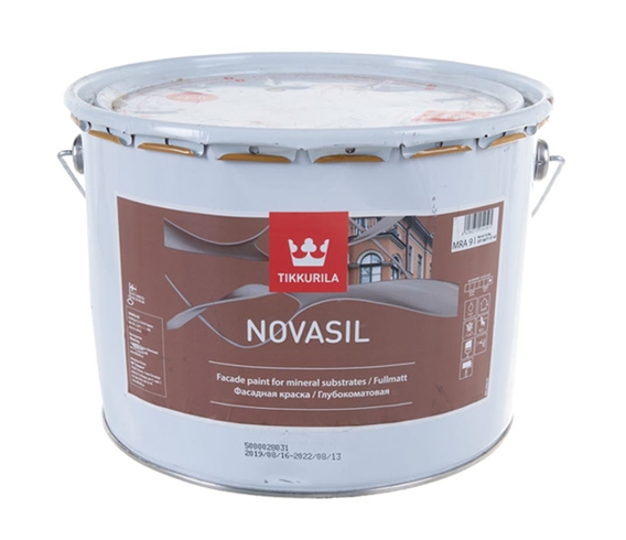 Краска Tikkurila Novasil 9 л (базис MRC) Краска Tikkurila Novasil 9 л (базис MRC)