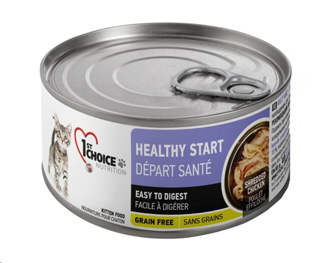 Корм для кошек 1st Choice Kitten Healthy Start курица в масле тунца (85г) Корм для кошек 1st Choice Kitten Healthy Start курица в масле тунца (85г)
