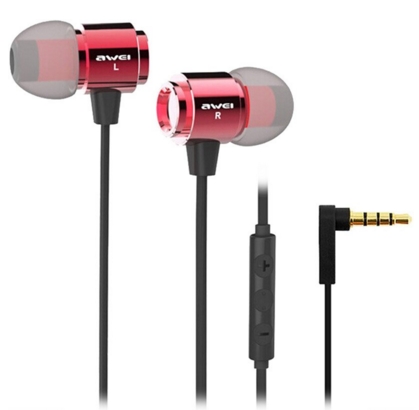 Наушники с микрофоном Awei S10Hi (красный) Наушники с микрофоном Awei S10Hi (красный)