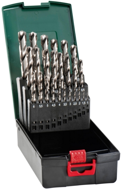 Набор сверл по металлу Metabo 627098000 (25 предметов) Набор сверл по металлу Metabo 627098000 (25 предметов)