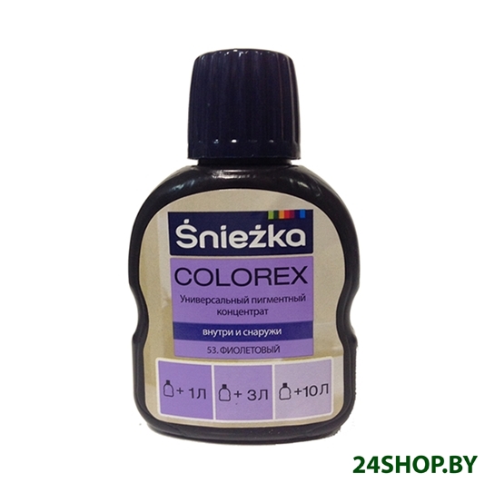 Колеровочная краска Sniezka Colorex 0.1 л (№53, фиолетовый) Колеровочная краска Sniezka Colorex 0.1 л (№53, фиолетовый)