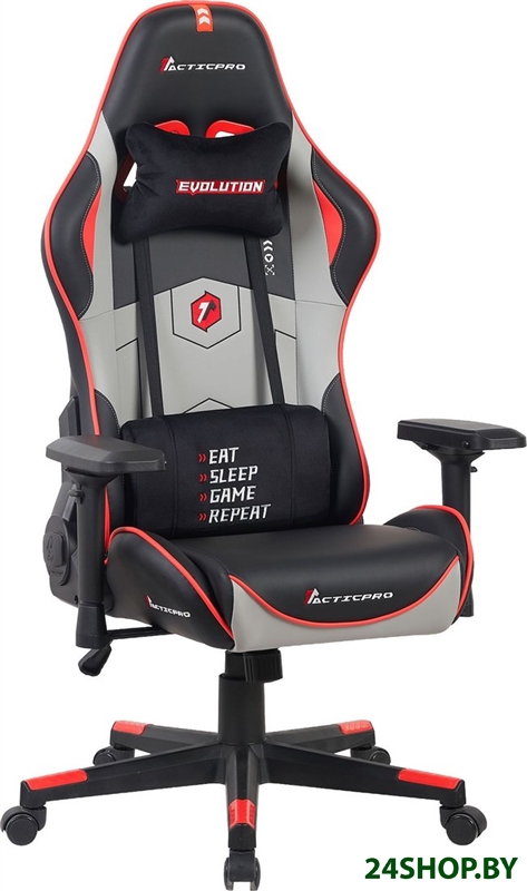 Игровое (геймерское) кресло Evolution Tactic PRO Special edition D1 (черный/серый/красный) Игровое (геймерское) кресло Evolution Tactic PRO Special edition D1 (черный/серый/красный)
