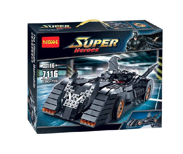 Конструктор Decool 7116 Супергерои Бэтмобиль Конструктор Decool 7116 Супергерои Бэтмобиль