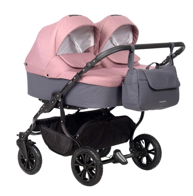 Детская универсальная коляска INDIGO Charlotte Sity Duo (Cs 07, темно-серый/розовый) Детская универсальная коляска INDIGO Charlotte Sity Duo (Cs 07, темно-серый/розовый)