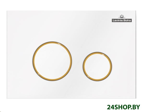 Панель смыва Lavinia Boho Relfix 38050804 (белый/золотой глянец) Панель смыва Lavinia Boho Relfix 38050804 (белый/золотой глянец)