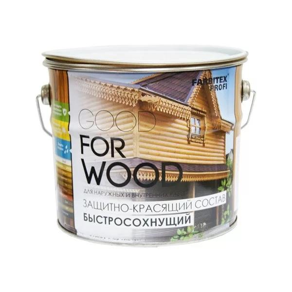 Пропитка Farbitex Profi Wood быстросохнущий 3 л (белый) Пропитка Farbitex Profi Wood быстросохнущий 3 л (белый)