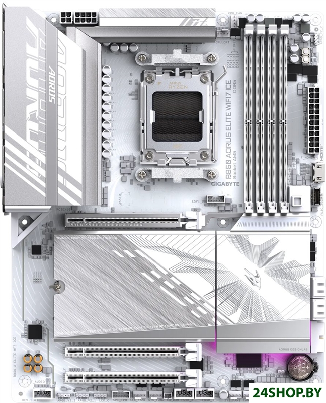 Материнская плата Gigabyte B850 Aorus Elite WiFi7 Ice (rev. 1.1) Материнская плата Gigabyte B850 Aorus Elite WiFi7 Ice (rev. 1.1)