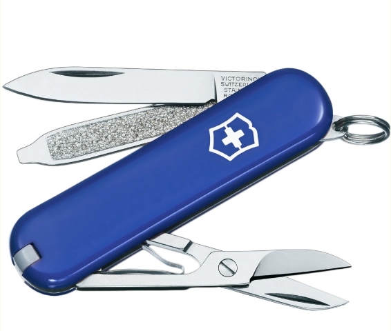 Нож перочинный Victorinox Classic 0.6223.2 (синий) Нож перочинный Victorinox Classic 0.6223.2 (синий)
