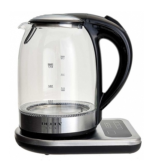 Электрочайник DELTA LUX DE-1002 (чёрный) Электрочайник DELTA LUX DE-1002 (чёрный)