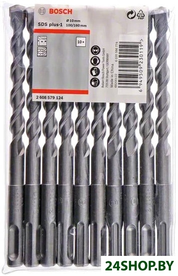 Набор буров Bosch 2608579124 (10 шт) Набор буров Bosch 2608579124 (10 шт)