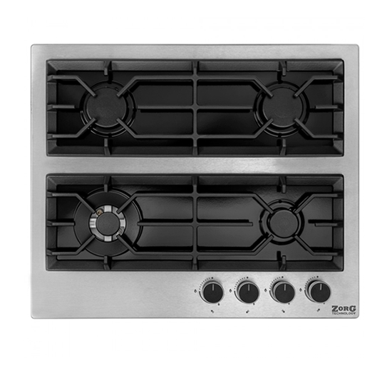 Варочная панель ZorG Technology NT 121 EMY Black/Inox Варочная панель ZorG Technology NT 121 EMY Black/Inox