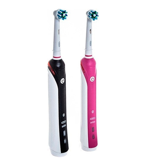 Электрическая зубная щетка Oral-B Smart 4 4900 (черный/розовый) Электрическая зубная щетка Oral-B Smart 4 4900 (черный/розовый)