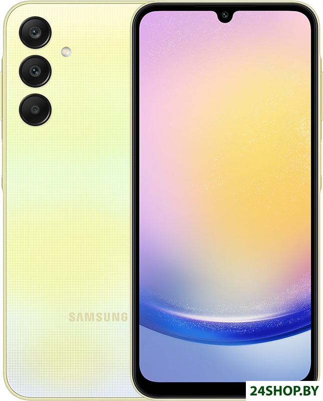 Смартфон Samsung Galaxy A25 6GB/128GB (желтый, без Samsung Pay) Смартфон Samsung Galaxy A25 6GB/128GB (желтый, без Samsung Pay)