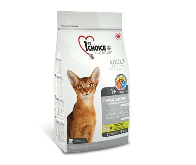 Сухой корм для кошек 1st Choice Adult Hypoallergenic 2.72 кг Сухой корм для кошек 1st Choice Adult Hypoallergenic 2.72 кг
