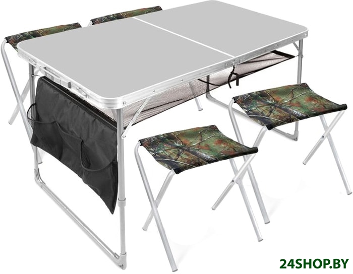 Набор стол+стулья НИКА ССТ-К3/1 (металлик-хант) Набор стол+стулья НИКА ССТ-К3/1 (металлик-хант)