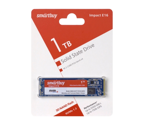 SSD SmartBuy Impact E16 1Tb SBSSD-001TT-PH16-M2P4 SSD SmartBuy Impact E16 1Tb SBSSD-001TT-PH16-M2P4