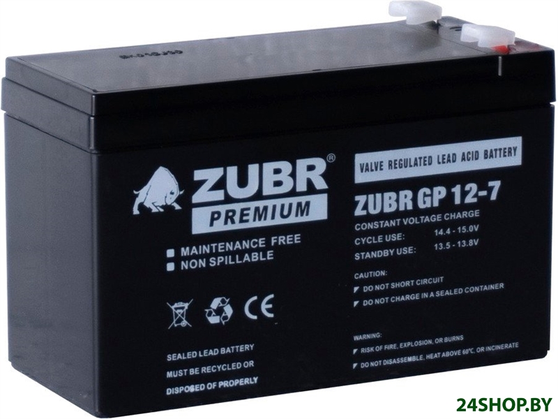Аккумулятор для ИБП Zubr GP 12-7 Аккумулятор для ИБП Zubr GP 12-7