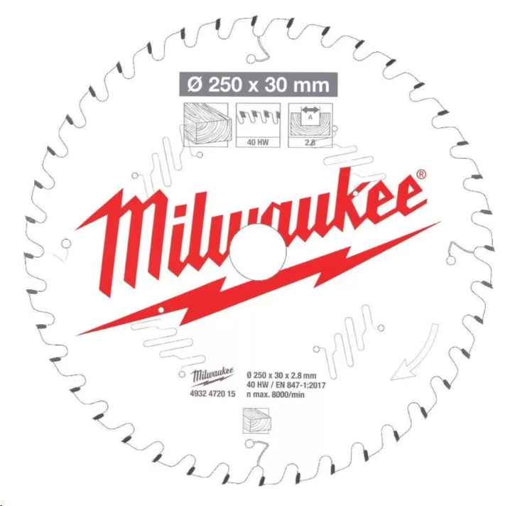 

Пильный диск Milwaukee 4932472015