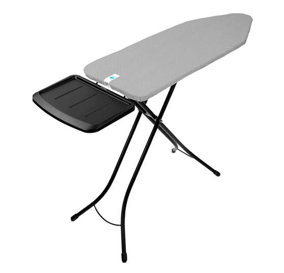 Гладильная доска Brabantia C 124x45 см 134647 (металлизированный/каркас черный) Гладильная доска Brabantia C 124x45 см 134647 (металлизированный/каркас черный)