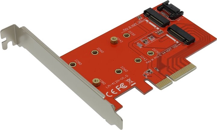 Переходник Sata - M.2 Espada PCIe2NGFF Переходник Sata - M.2 Espada PCIe2NGFF