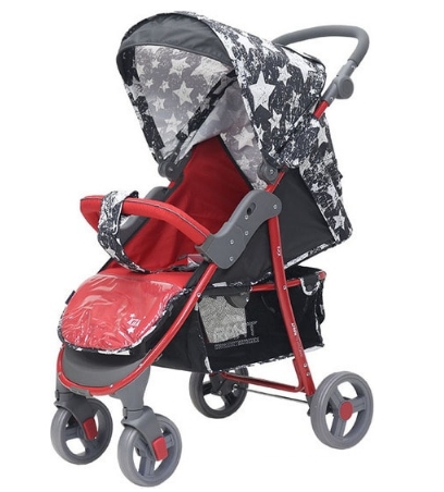 Коляска прогулочная Rant Kira Plus Stars (серый) Коляска прогулочная Rant Kira Plus Stars (серый)