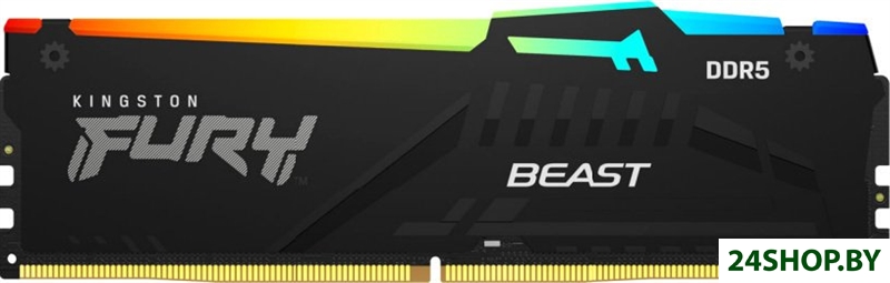 Оперативная память Kingston FURY Beast RGB 8ГБ DDR5 6000 МГц KF560C30BBEA-8 Оперативная память Kingston FURY Beast RGB 8ГБ DDR5 6000 МГц KF560C30BBEA-8