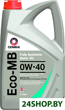 Моторное масло Comma Eco-MB 0W-40 5л Моторное масло Comma Eco-MB 0W-40 5л