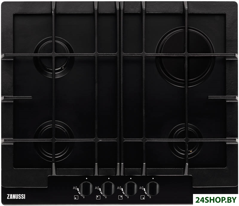 Встраиваемая газовая варочная панель (поверхность) ZANUSSI ZGG66414BA Встраиваемая газовая варочная панель (поверхность) ZANUSSI ZGG66414BA