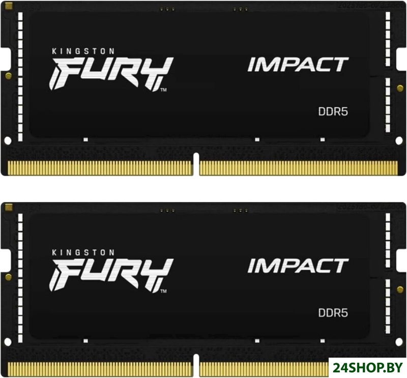 Оперативная память Kingston FURY Impact 2x32 ГБ DDR5 4800 МГц KF548S38IBK2-64 Оперативная память Kingston FURY Impact 2x32 ГБ DDR5 4800 МГц KF548S38IBK2-64