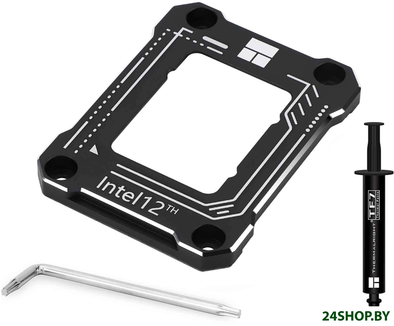 Рамка для укрепления гнезда Thermalright LGA1700-BCF Black + термопаста TF7 2 г Рамка для укрепления гнезда Thermalright LGA1700-BCF Black + термопаста TF7 2 г