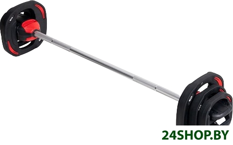 Штанга Atlas Sport металлическая с обрезиненными дисками 20 кг Штанга Atlas Sport металлическая с обрезиненными дисками 20 кг
