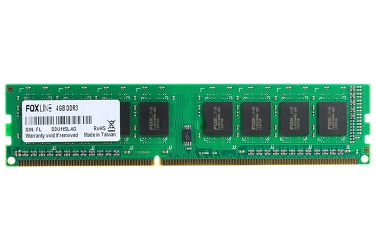 Оперативная память Foxline 2GB DDR3 PC3-10600 FL1333D3U9S1-2G Оперативная память Foxline 2GB DDR3 PC3-10600 FL1333D3U9S1-2G