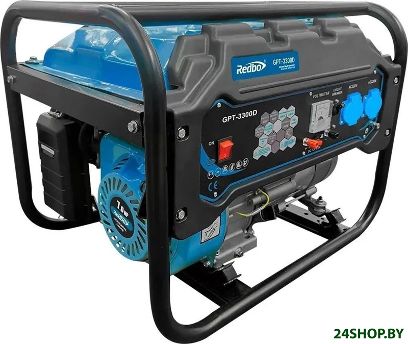 Бензиновый генератор Redbo GPT-3300D Бензиновый генератор Redbo GPT-3300D
