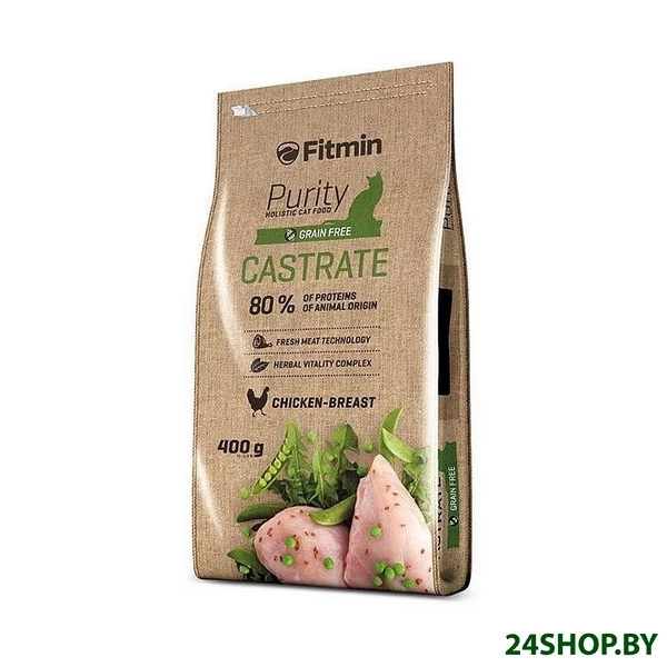 Сухой корм для кошек Fitmin Purity Castrate (0,4 кг) Сухой корм для кошек Fitmin Purity Castrate (0,4 кг)