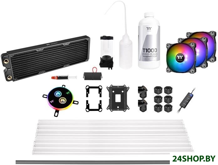 Система жидкостного охлаждения для процессора Thermaltake Pacific C360 DDC Hard Tube Water Cooling K Система жидкостного охлаждения для процессора Thermaltake Pacific C360 DDC Hard Tube Water Cooling K