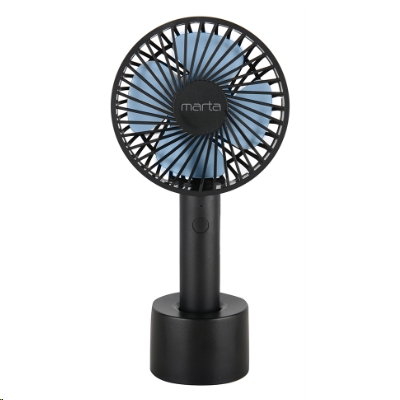 Вентилятор Marta MT-FN2547 (черный, голубой) Вентилятор Marta MT-FN2547 (черный, голубой)