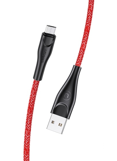 Кабель Usams U41 SJ393USB02 1.0м (красный) Кабель Usams U41 SJ393USB02 1.0м (красный)