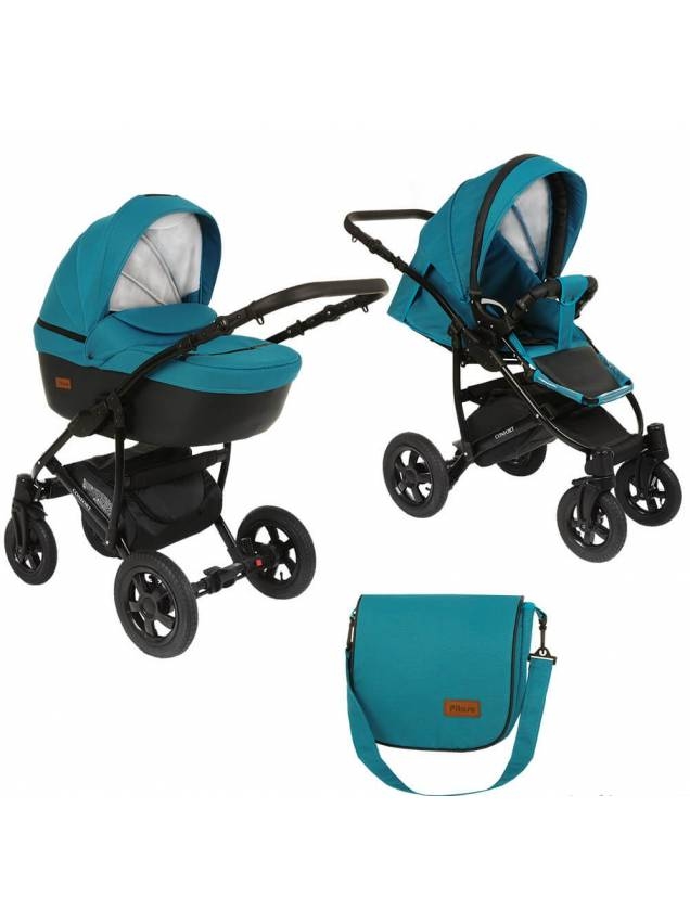 Универсальная коляска Pituso Confort 2020 (2 в 1, бирюзовый/темно-графитовый) Универсальная коляска Pituso Confort 2020 (2 в 1, бирюзовый/темно-графитовый)