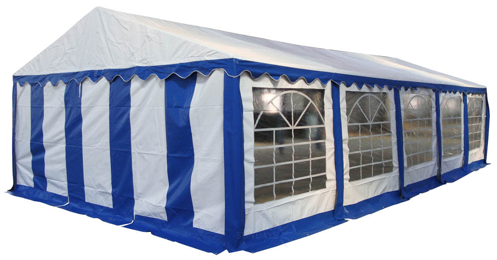Тент-шатер Sundays 5х10 м Белый-Синий арт. 510201 Тент-шатер Sundays 5х10 м Белый-Синий арт. 510201