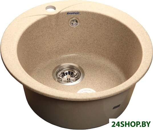 Кухонная мойка GranFest Rondo GF-R480 (песочный) Кухонная мойка GranFest Rondo GF-R480 (песочный)