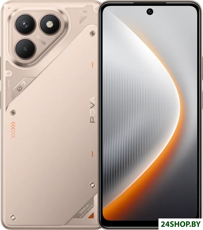 Телефон Tecno Pova 7 Neo 8GB/256GB (космический титан) Телефон Tecno Pova 7 Neo 8GB/256GB (космический титан)