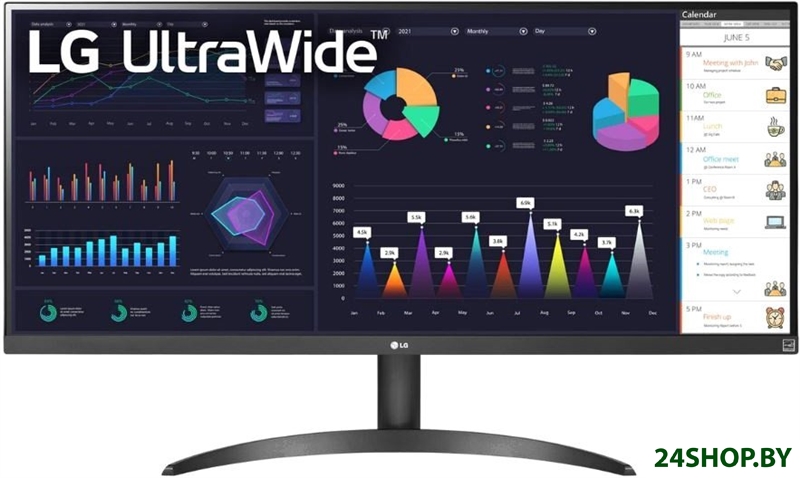 Монитор LG UltraWide 34WQ500-B Монитор LG UltraWide 34WQ500-B