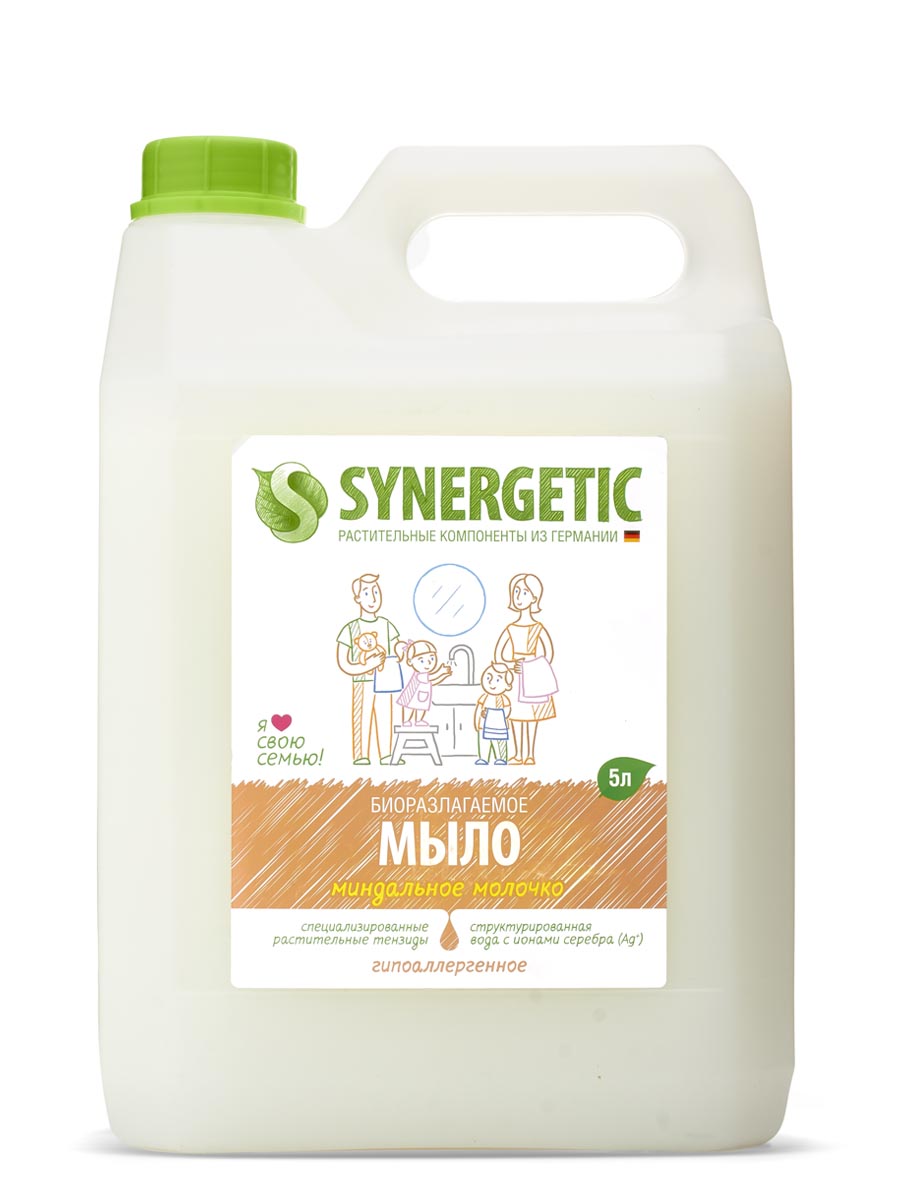 SYNERGETIC Мыло жидкое биоразлагаемое для мытья рук и тела SYNERGETIC Мыло жидкое биоразлагаемое для мытья рук и тела
