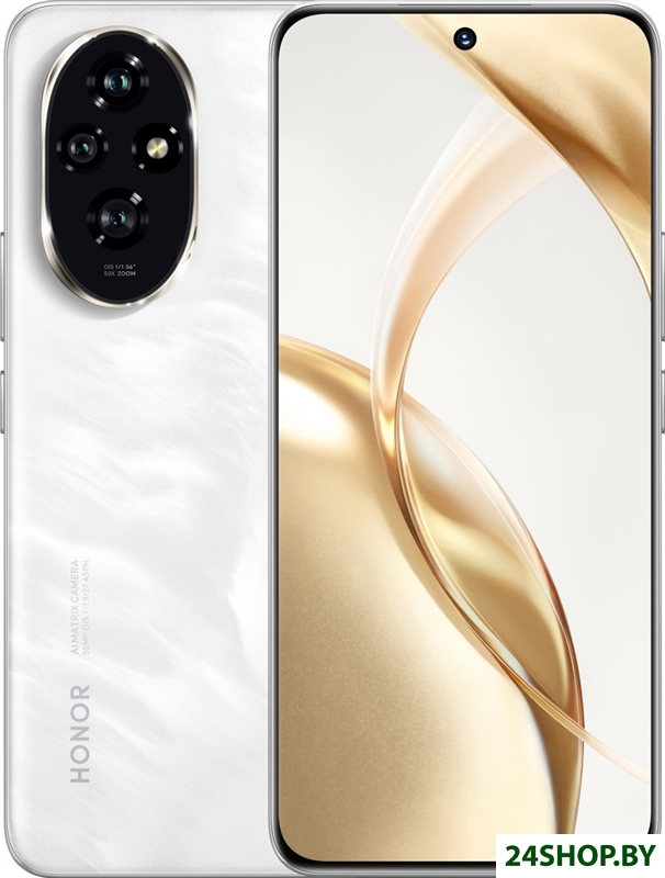 Смартфон HONOR 200 12GB/512GB международная версия (лунный белый) Смартфон HONOR 200 12GB/512GB международная версия (лунный белый)