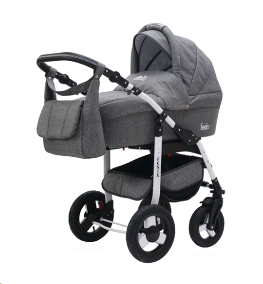 Детская универсальная коляска Rant Fenix Prime 2 в 1 (02, черный джинс) Детская универсальная коляска Rant Fenix Prime 2 в 1 (02, черный джинс)